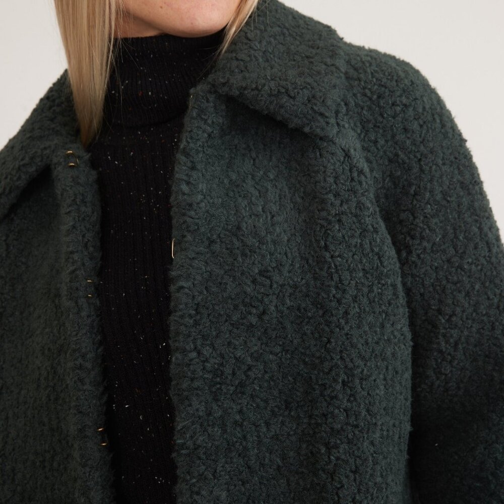 Marine Layer Aspen Coat in Green Gables